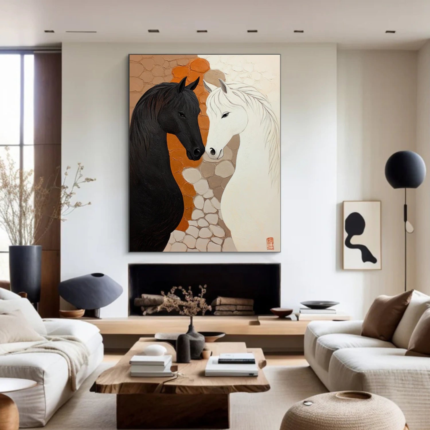 Abstract Horse Animal Wall Art #DL057