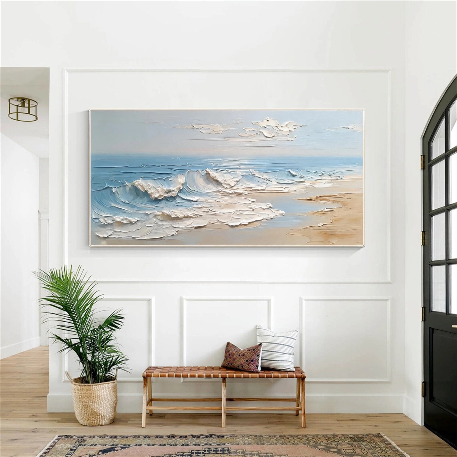 Ocean & Sky Textured Wall Art #MO113