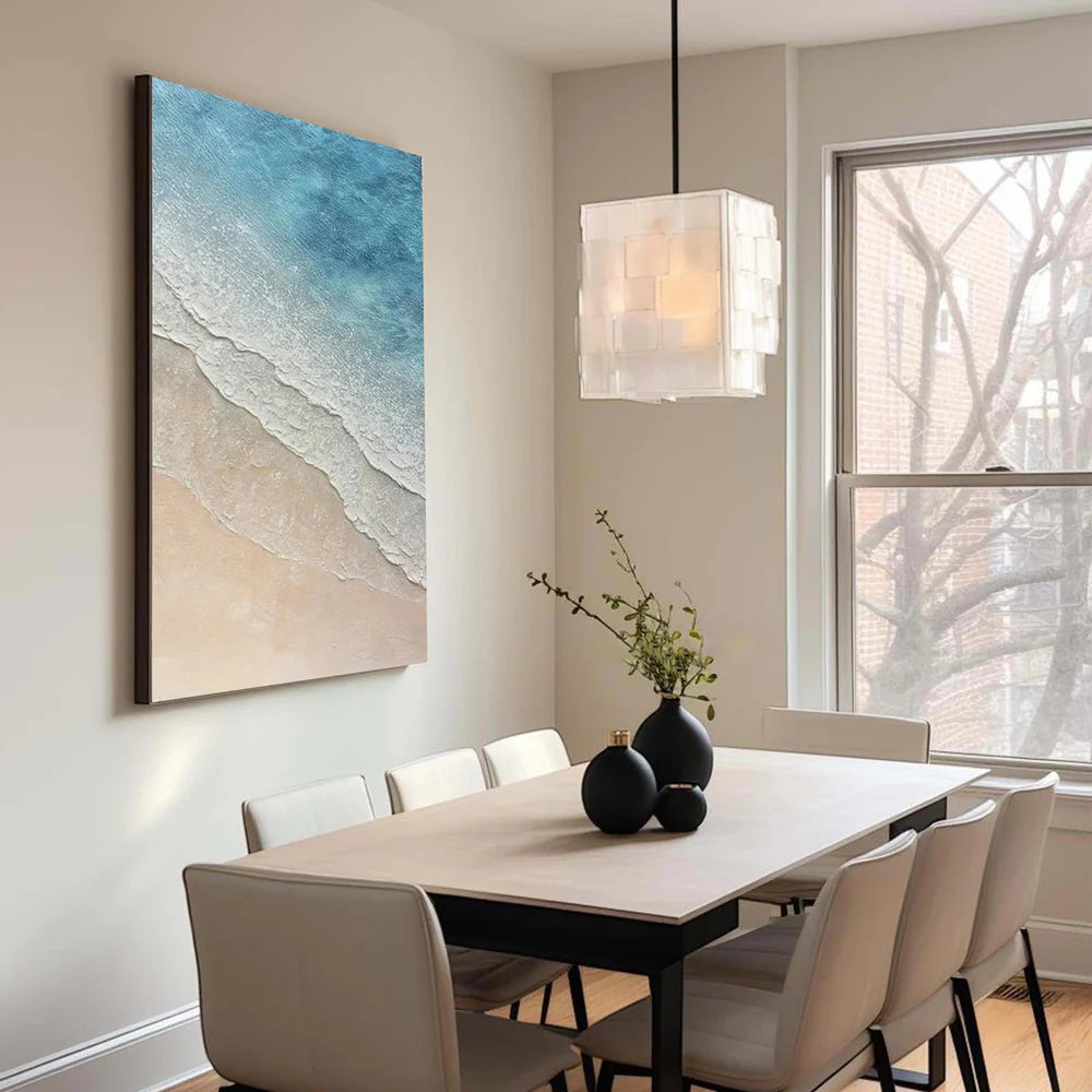 Ocean & Sky Textured Wall Art #MO017