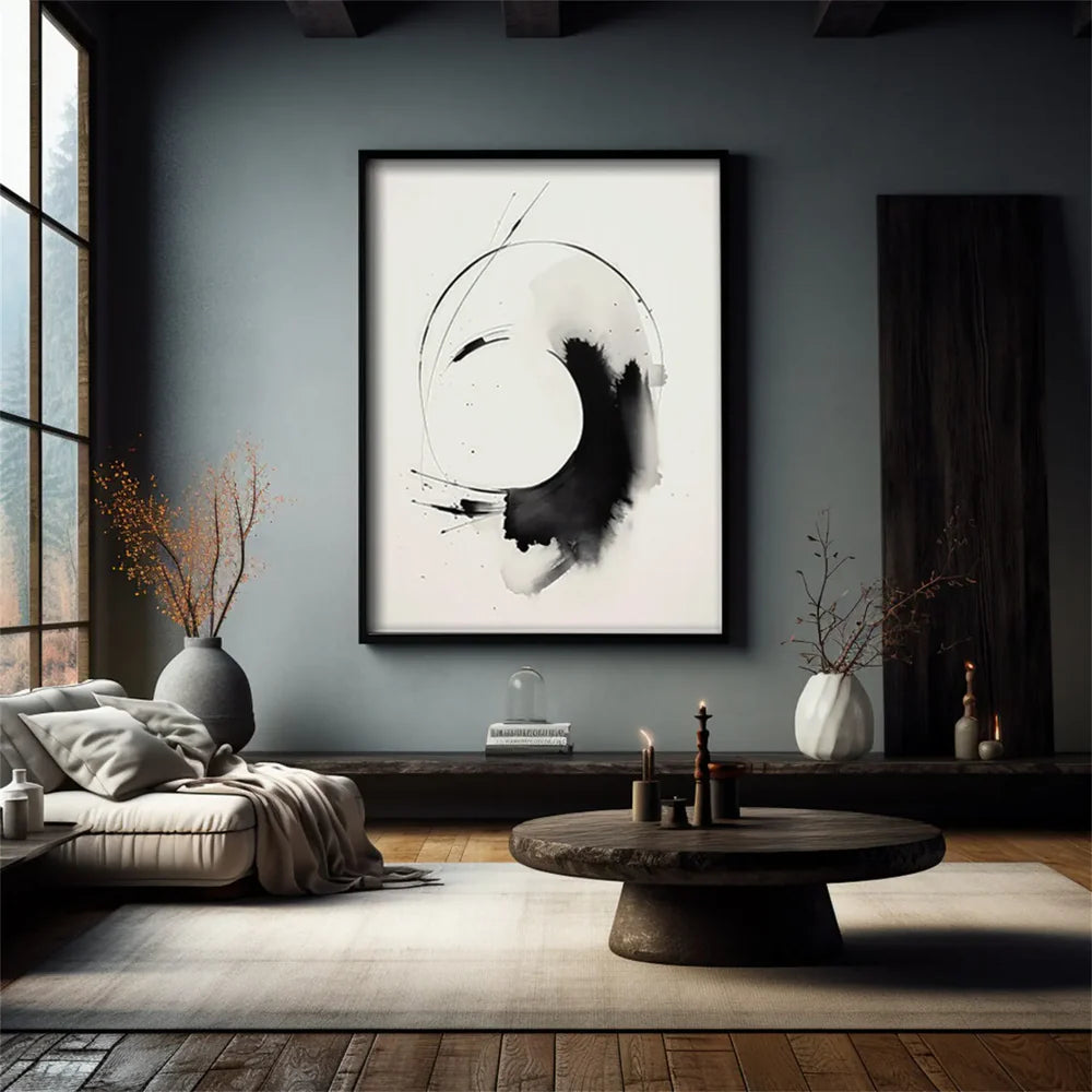 Black and White Minimalist Wall Art #MT113