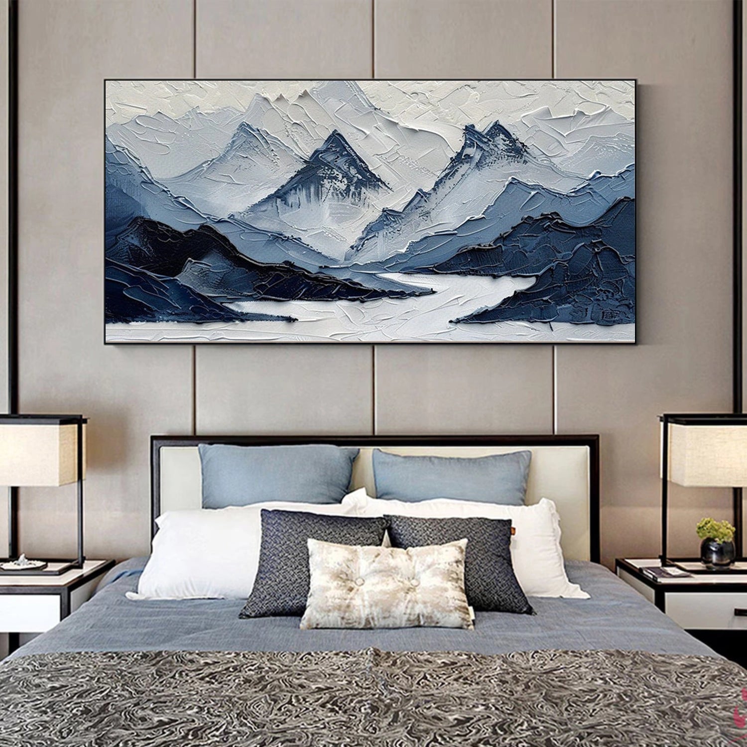 Mountain Textured Wall Art #MS043