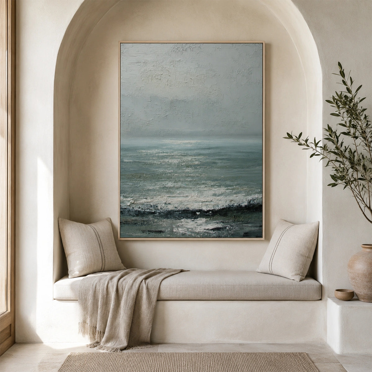Ocean & Sky Abstract Wall Art #MO119