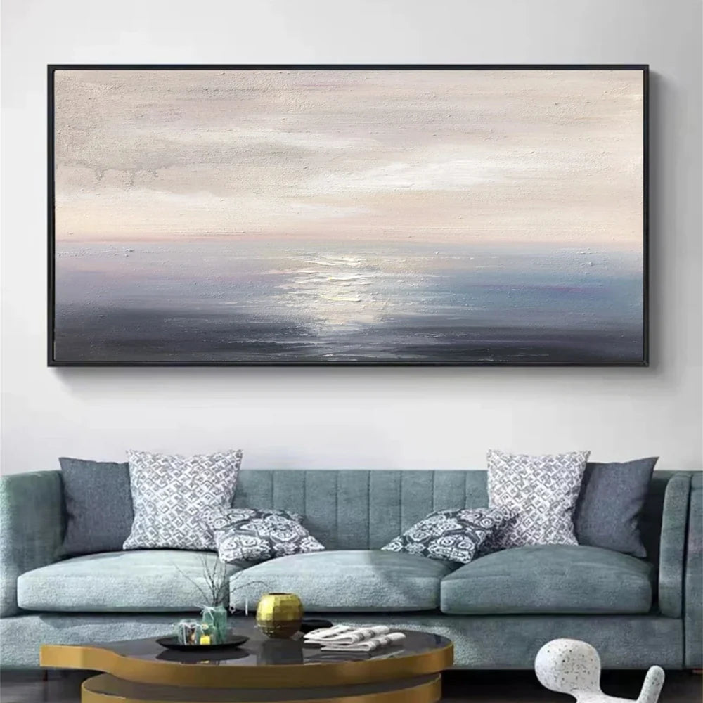 Ocean & Sky Abstract Wall Art #MO002