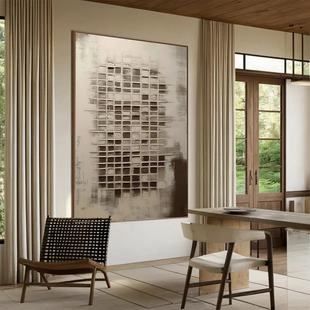 Wabi Sabi Textured Wall Art #WT039