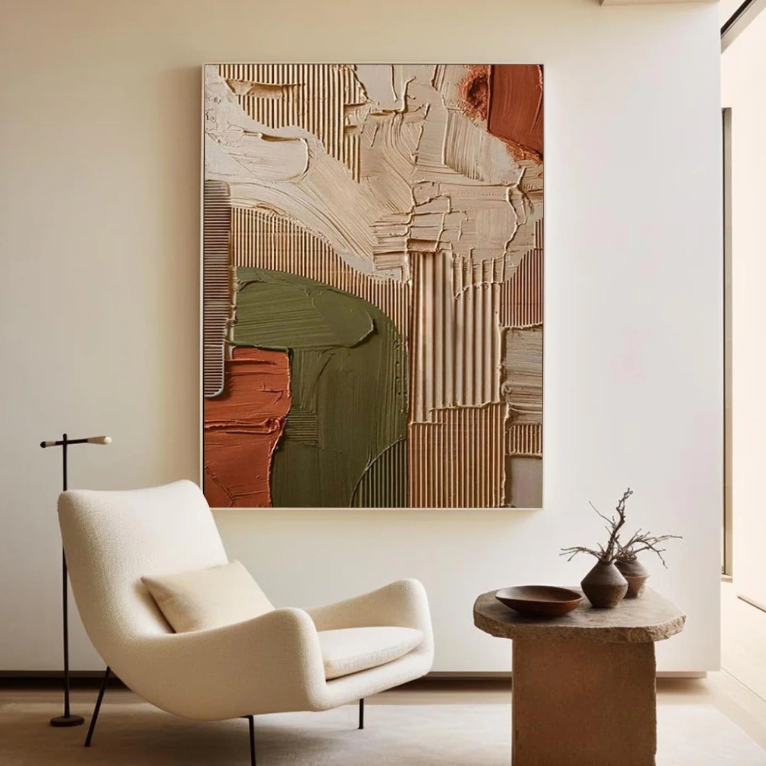 Abstract Textured Wall Art #AT157