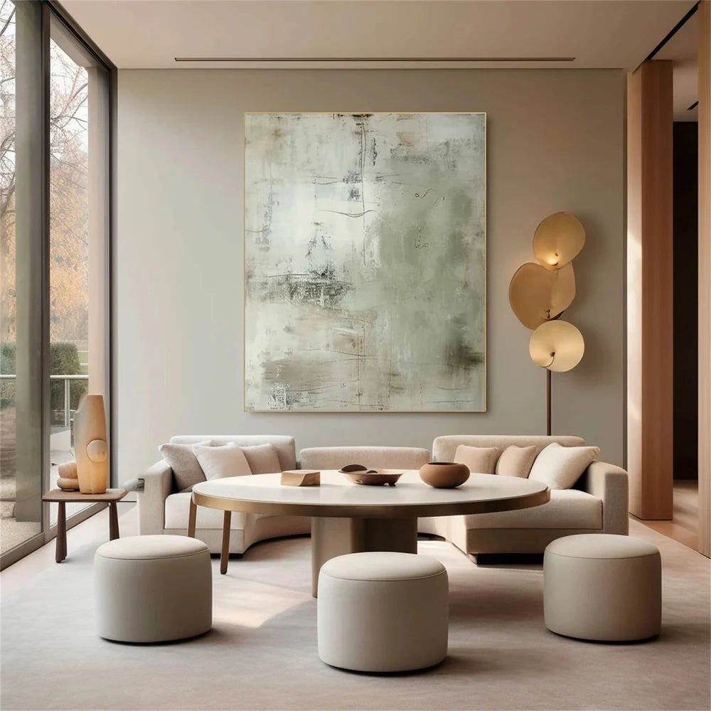 Green Abstract Wall Art #AT071