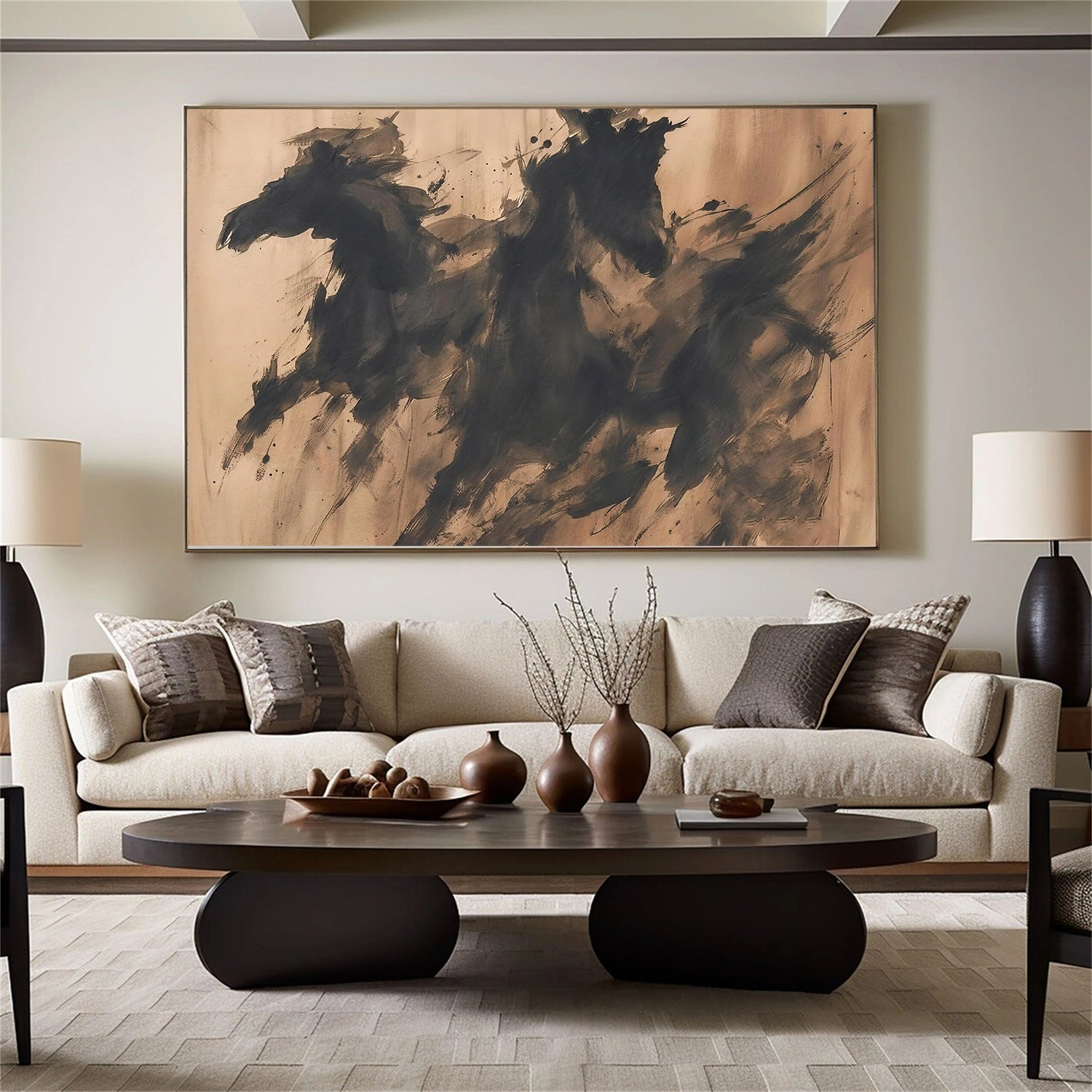 Abstract Horse Animal Wall Art #DL048