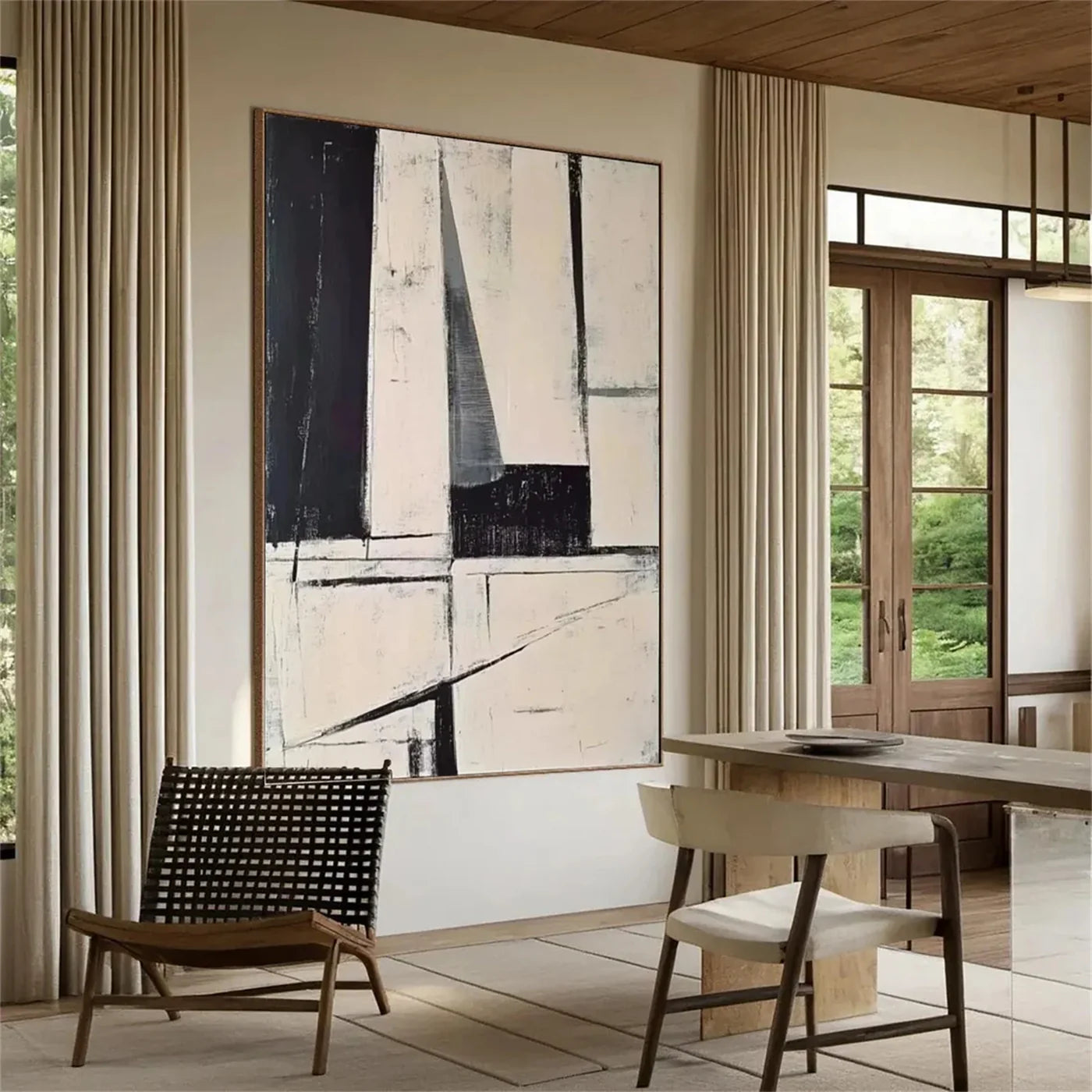Wabi Sabi Abstract Wall Art #WT057