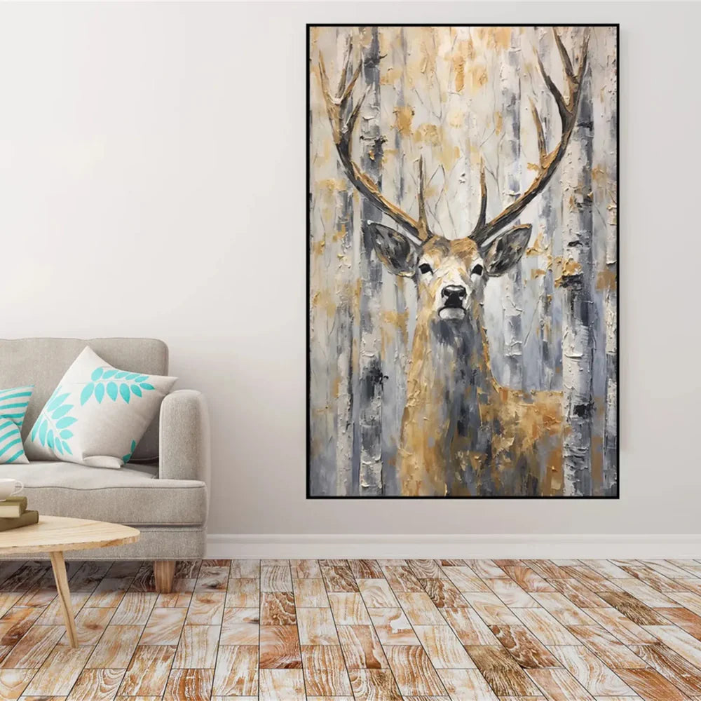 Abstract Animal Textured Wall Art #DL037