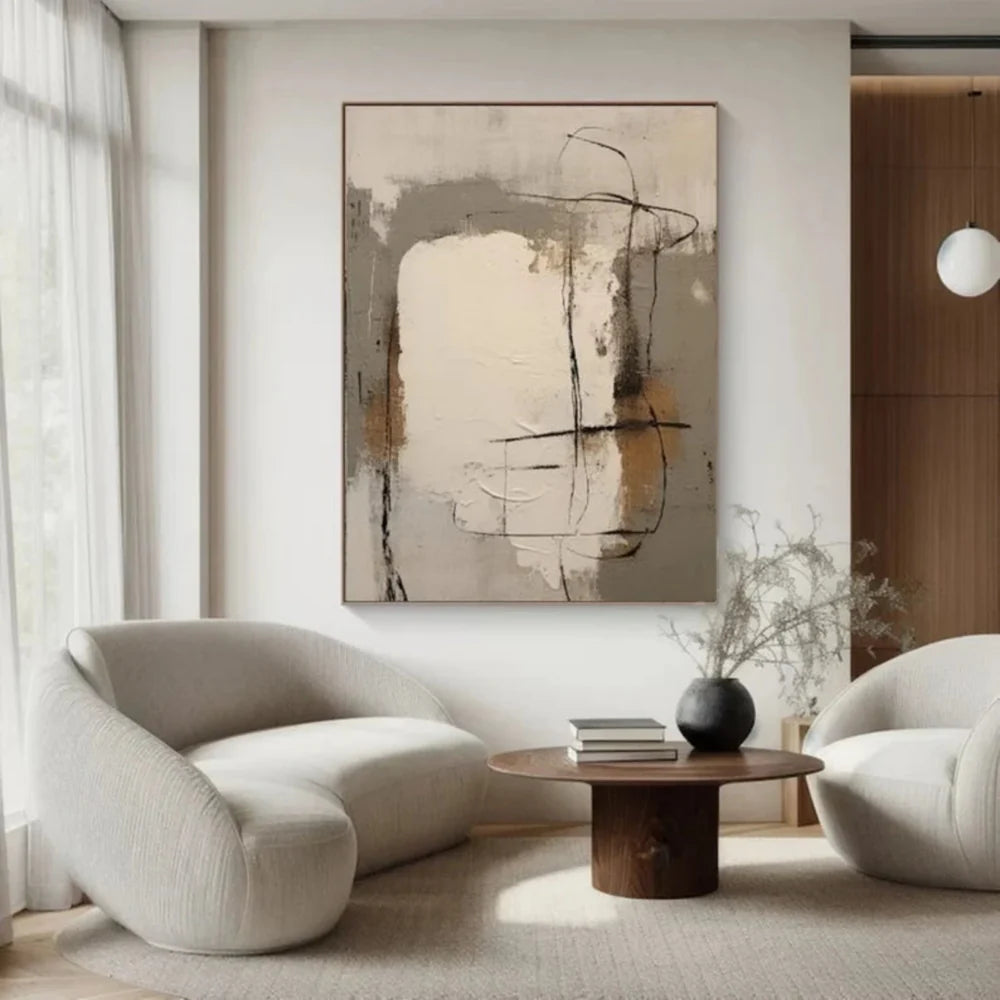 Wabi Sabi Textured Wall Art #WT014