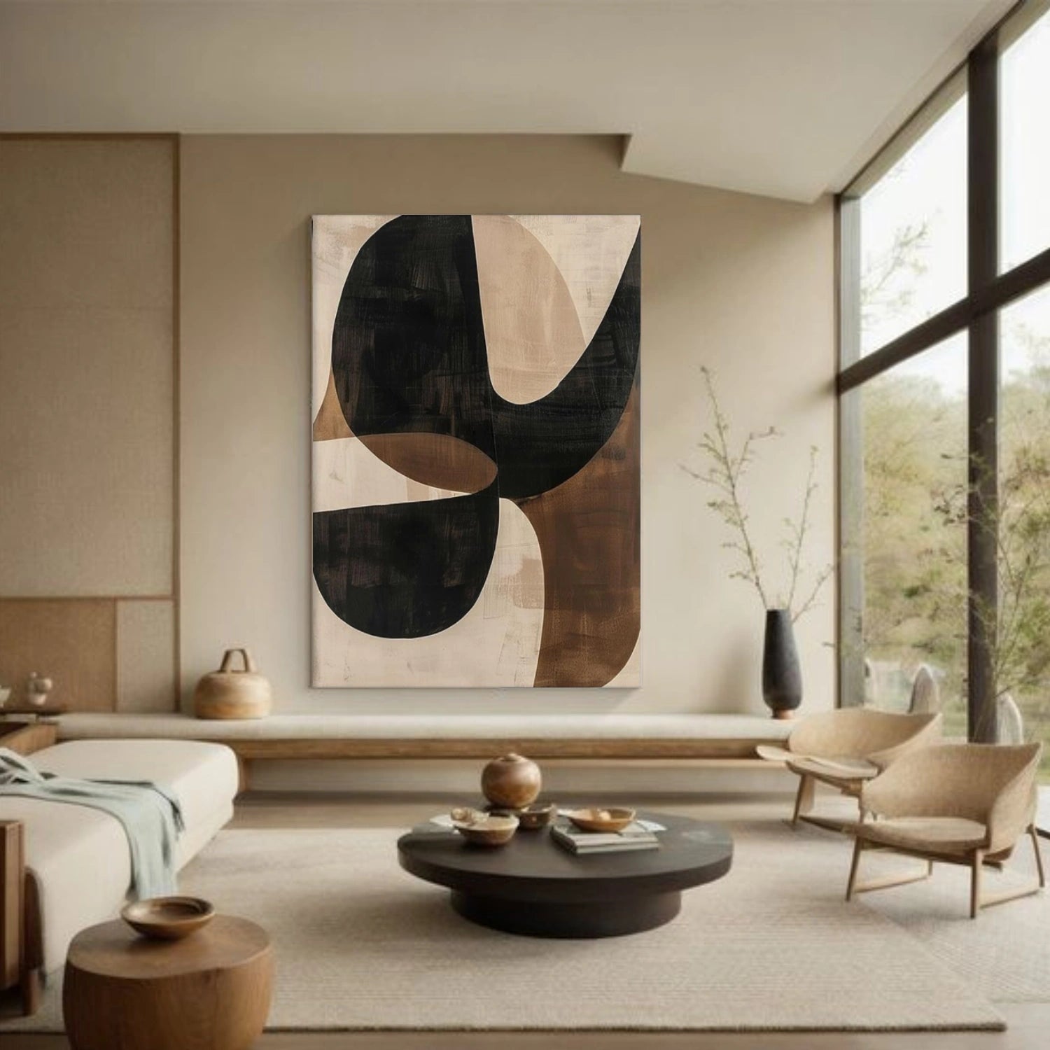 Wabi Sabi Abstract Wall Art #WT078