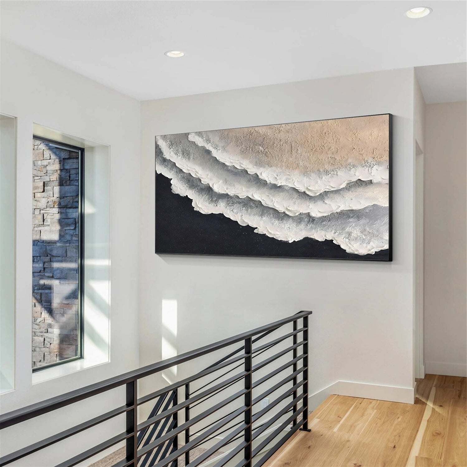 Ocean & Sky Textured Wall Art #MO099
