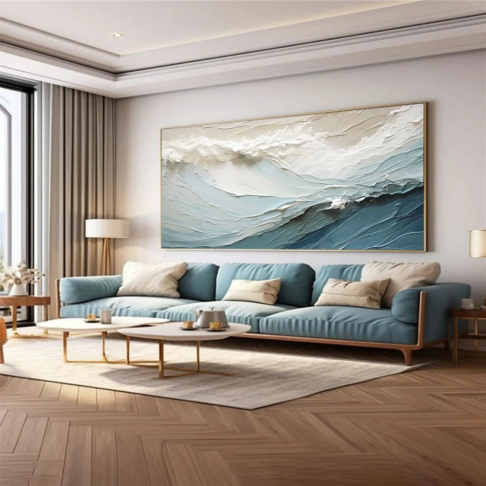 Ocean & Sky Textured Wall Art # MO031
