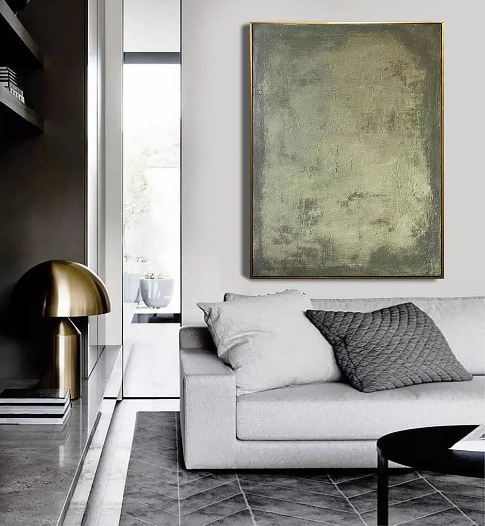 Green Abstract Wall Art #AT064