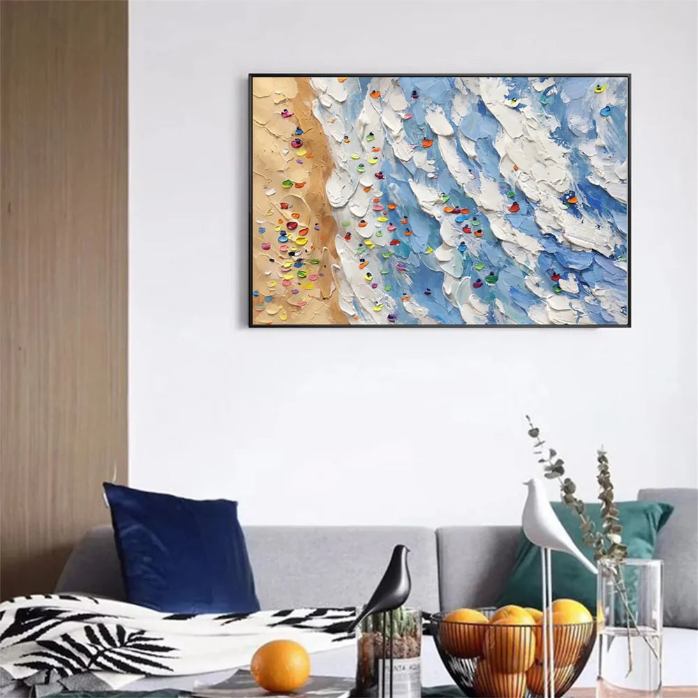 Surfing Sport Art Textured Canvas #PT032