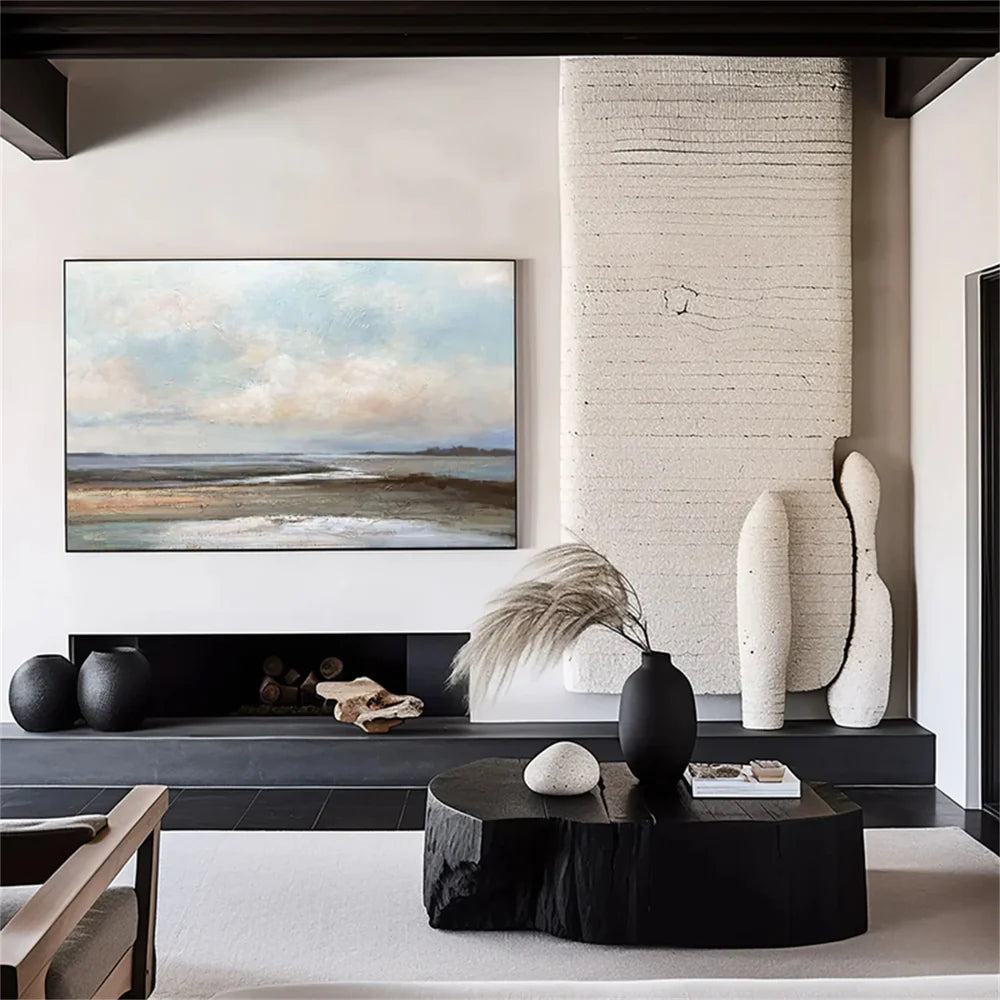 Ocean & Sky Abstract Wall Art # MO023