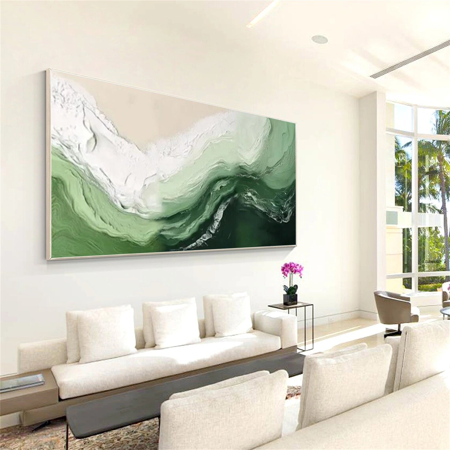 Ocean & Sky Textured Wall Art #MO090