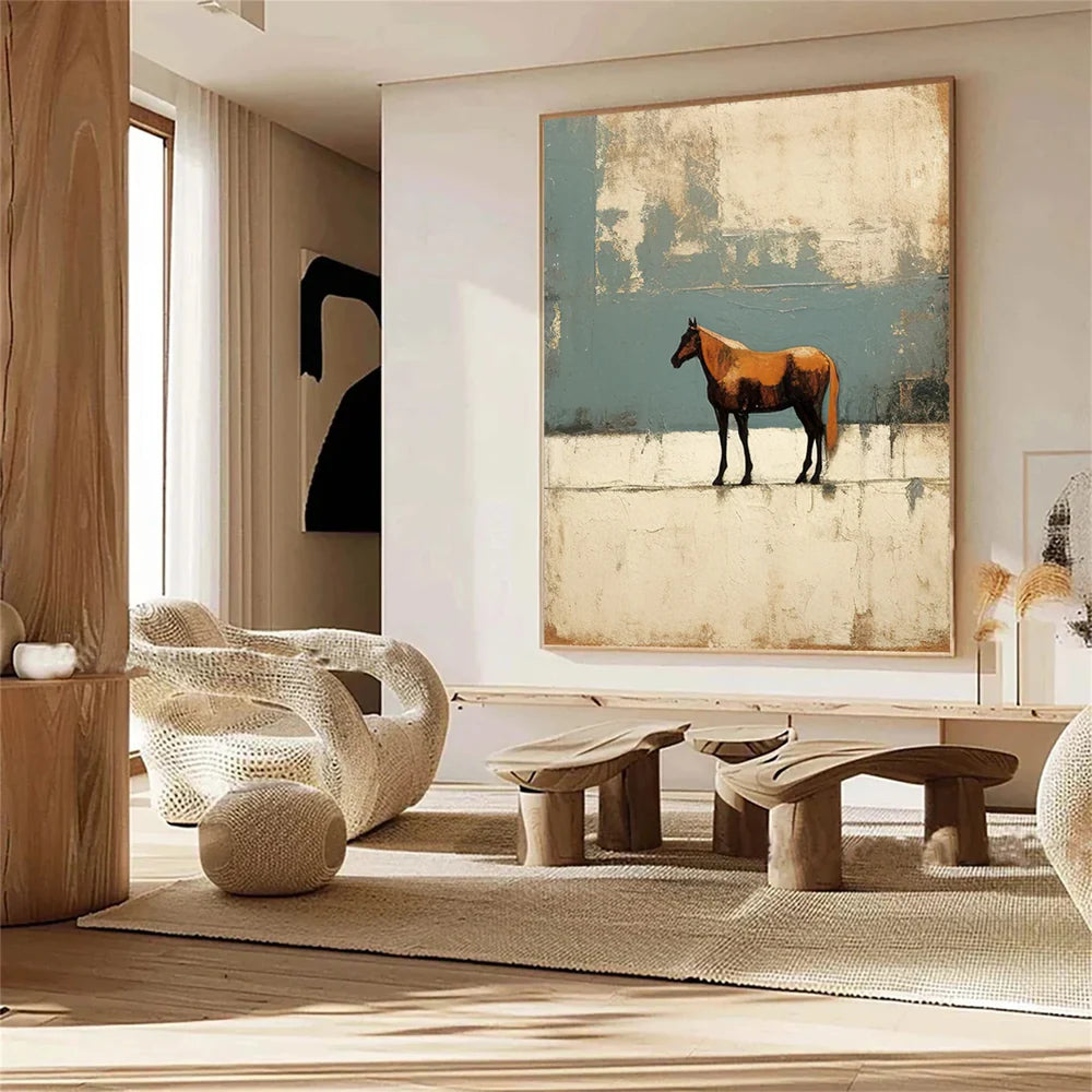 Abstract Horse Animal Wall Art #DL027
