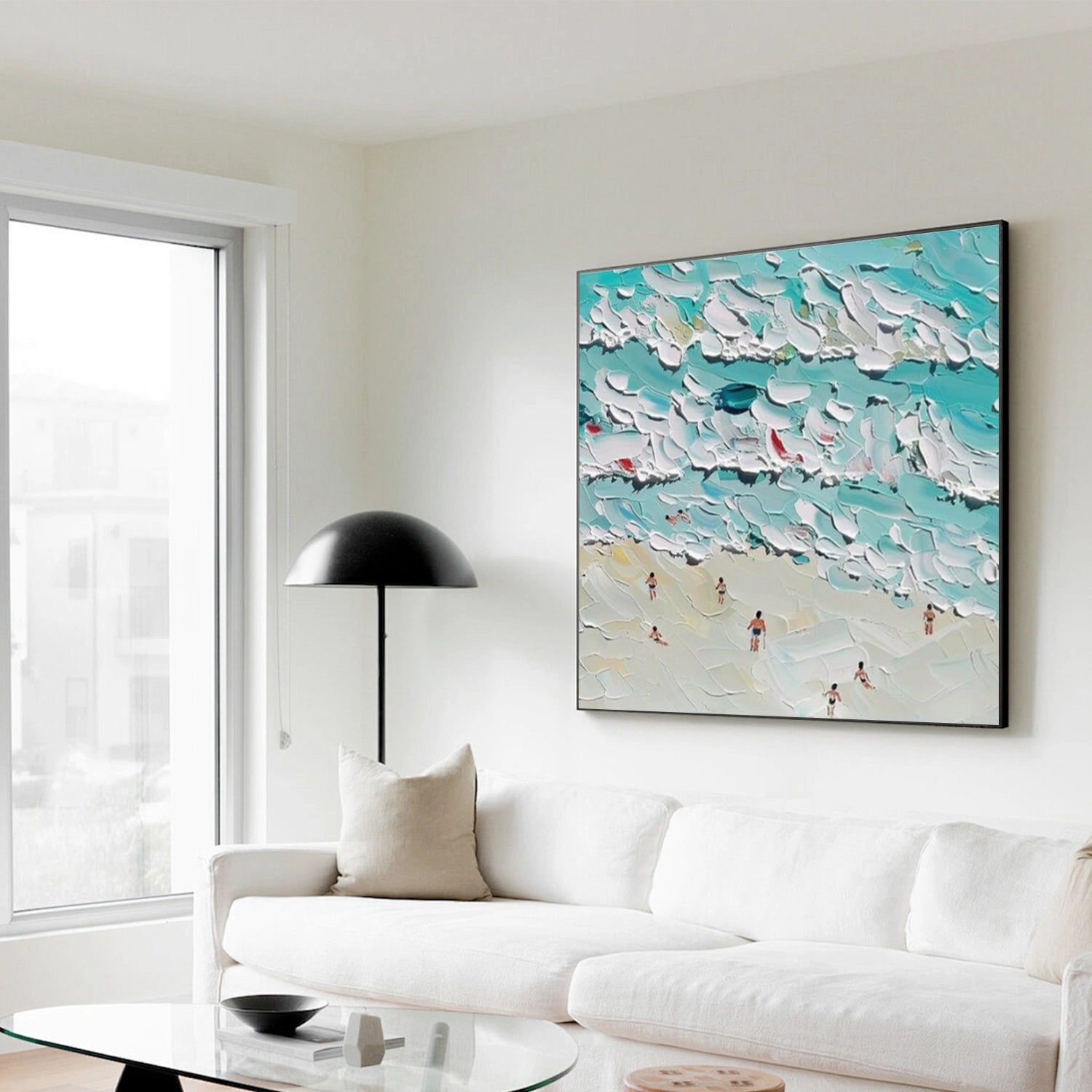 Swimming Sport Art Textured Canvas #PT048