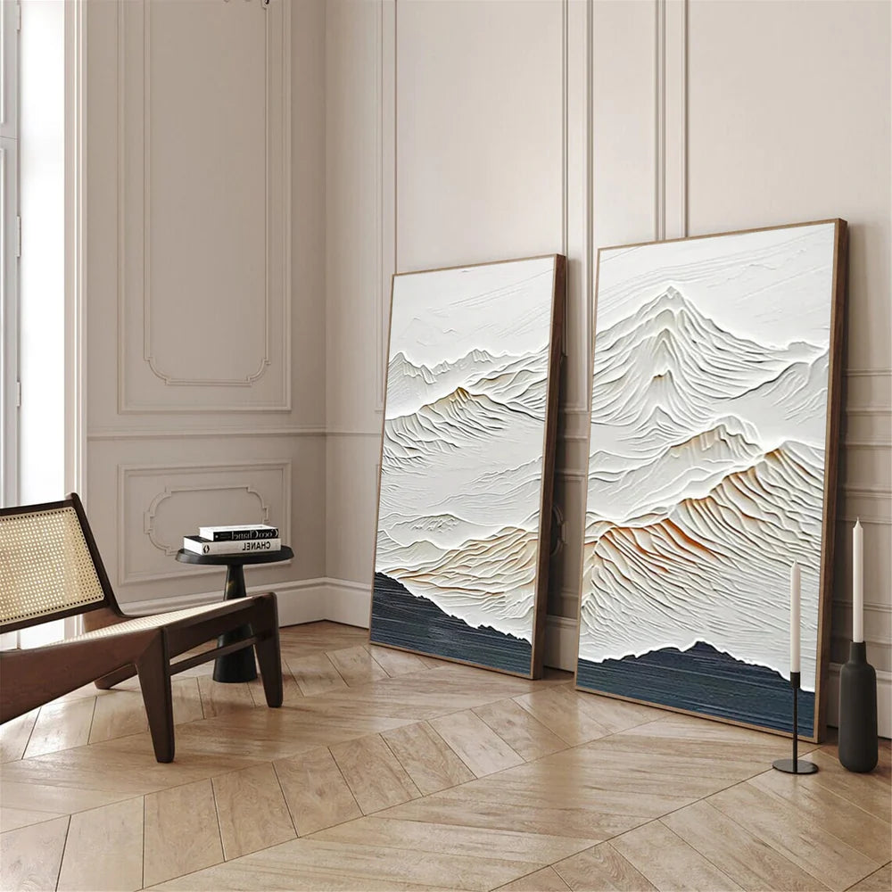 Mountain Textured Wall Art Set of 2 #MS006