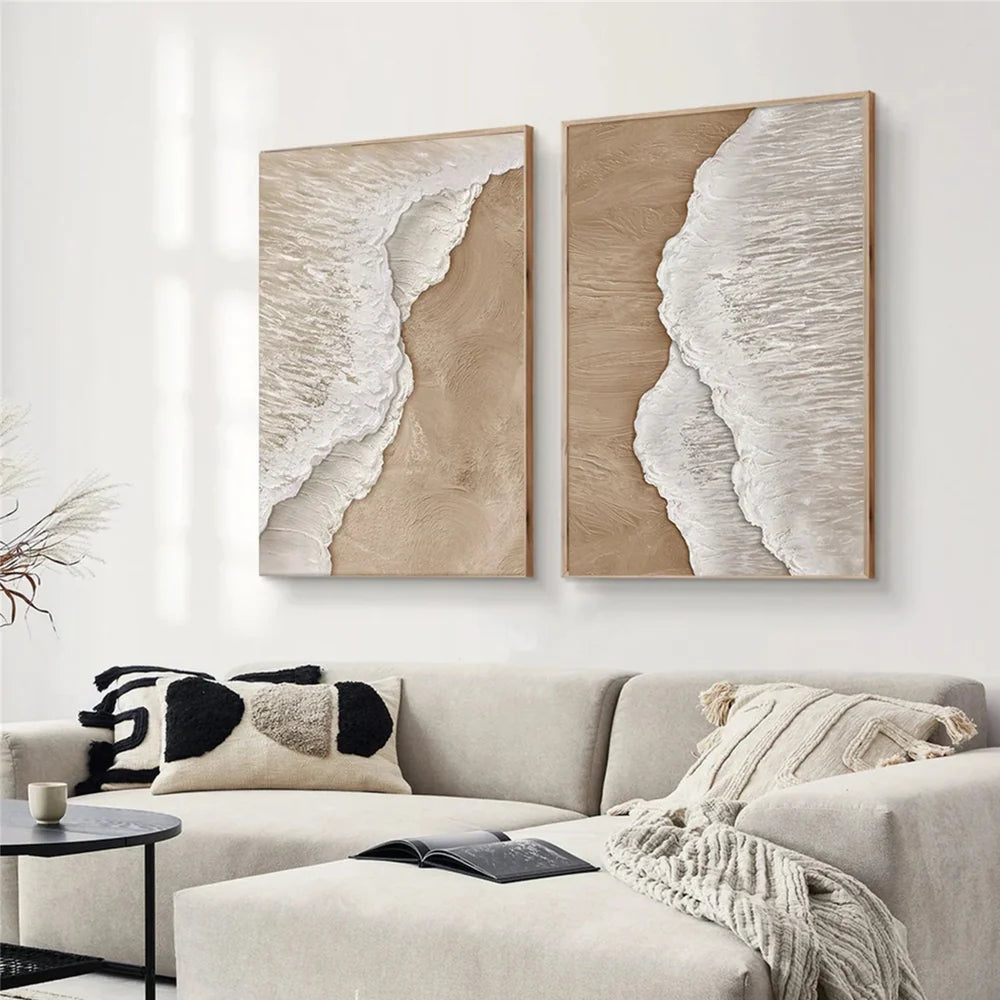 Ocean & Sky Textured Wall Art Set of 2 #MO027