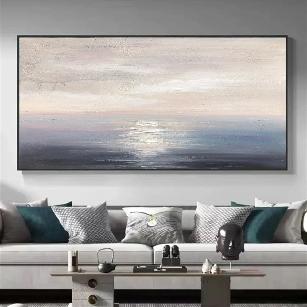 Ocean & Sky Abstract Wall Art #MO002