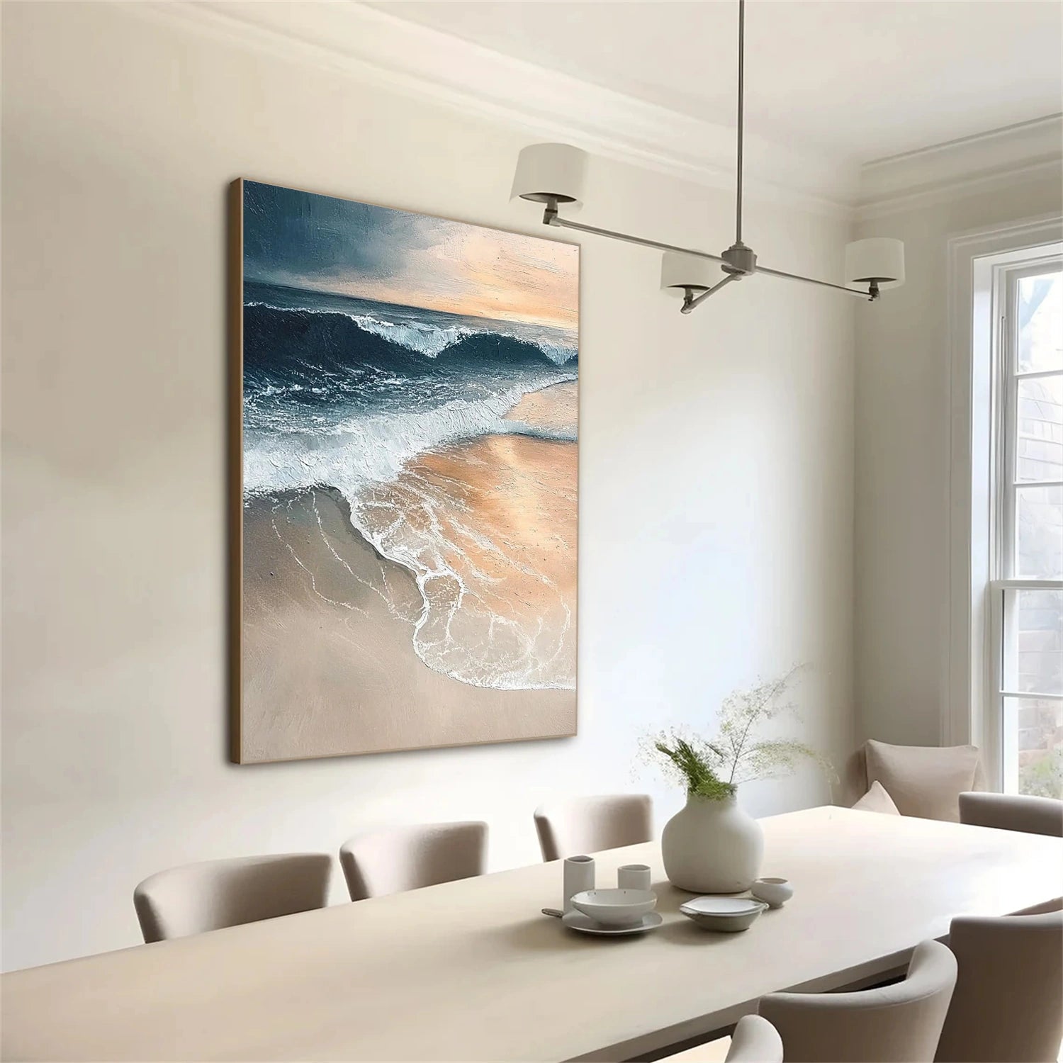 Ocean & Sky Abstract Wall Art #MO104