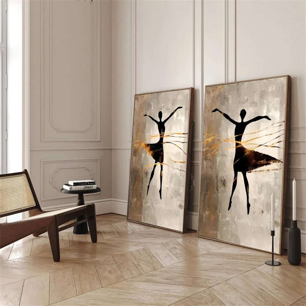 Abstract Portrait Wall Art Set of 2 #PB012