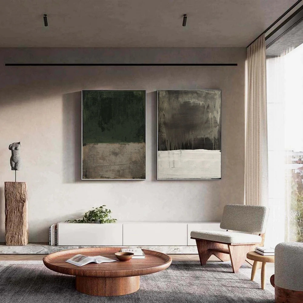 Abstract Wall Art Set of 2 #AT053