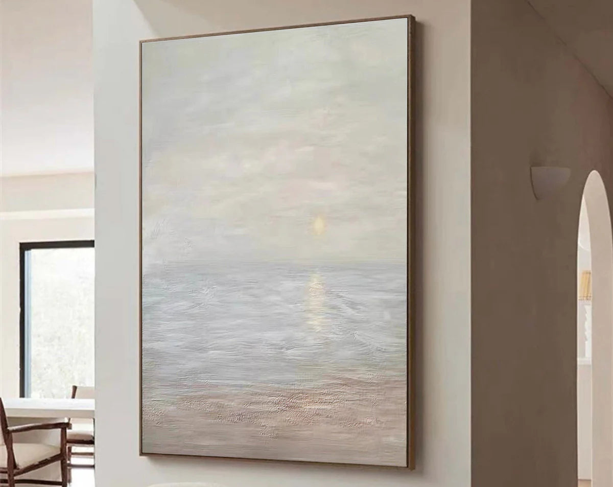 Ocean & Sky Abstract Wall Art #MO069