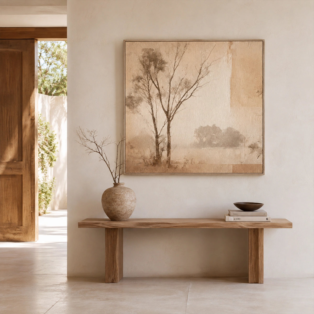 Flower & Tree Abstract Wall Art #SF068