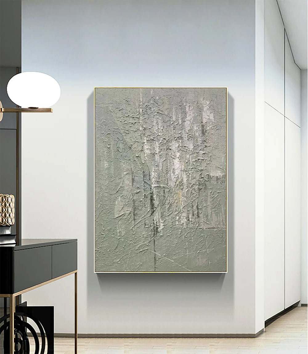 Green Abstract Texture Wall Art #AT065