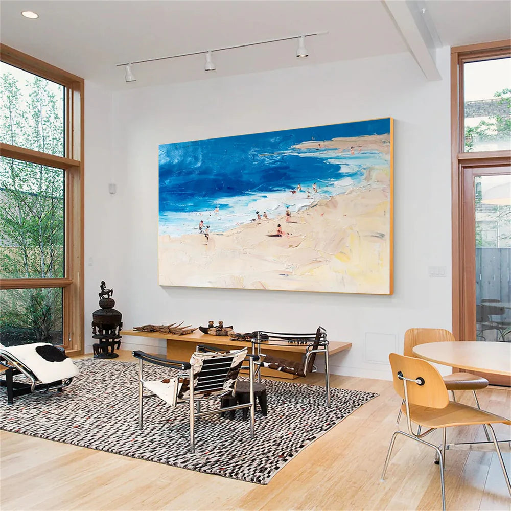 Ocean & Sky Abstract Wall Art # MO020