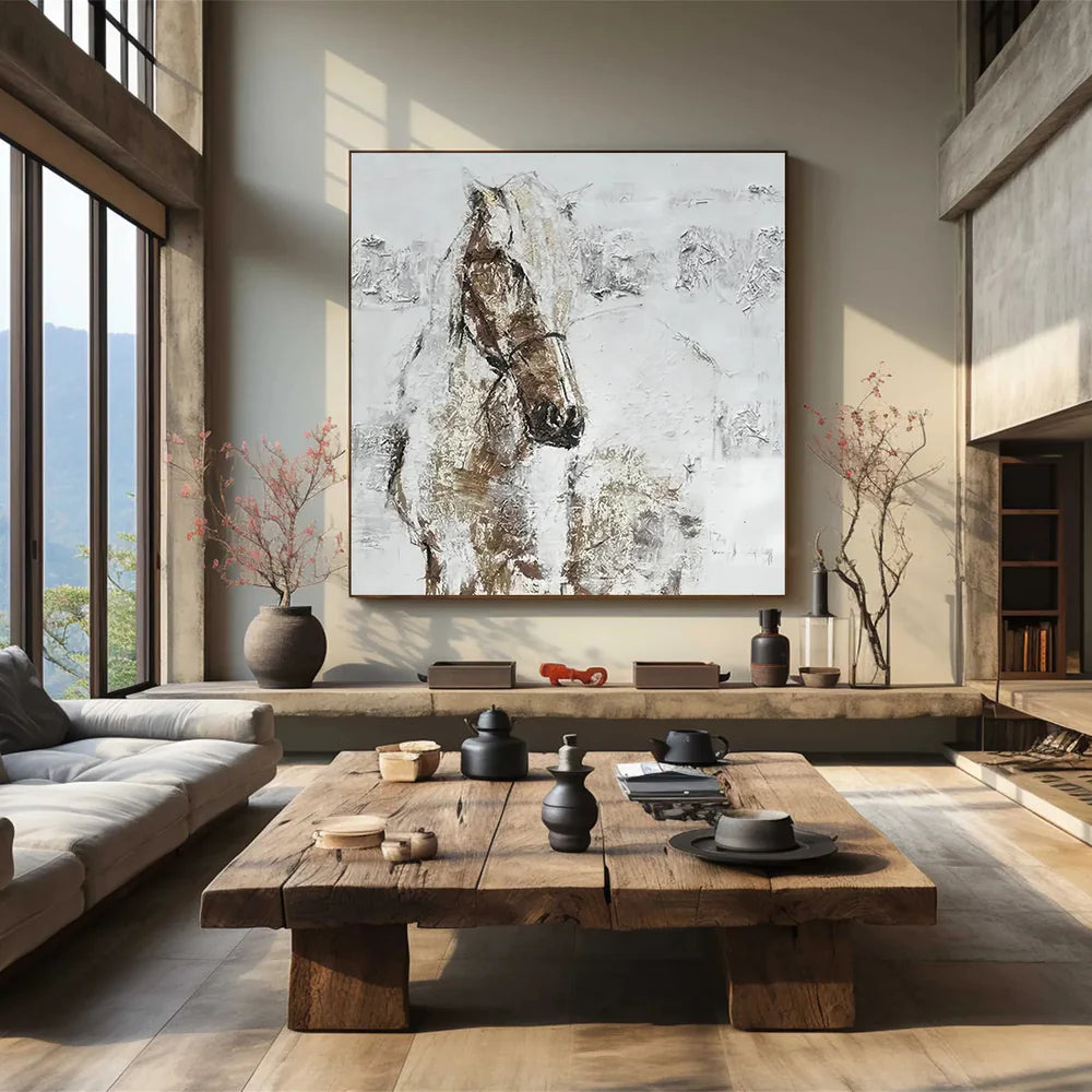 Abstract Horse Animal Wall Art #DL042