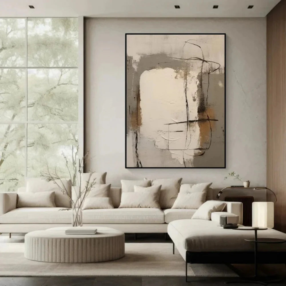 Wabi Sabi Textured Wall Art #WT014