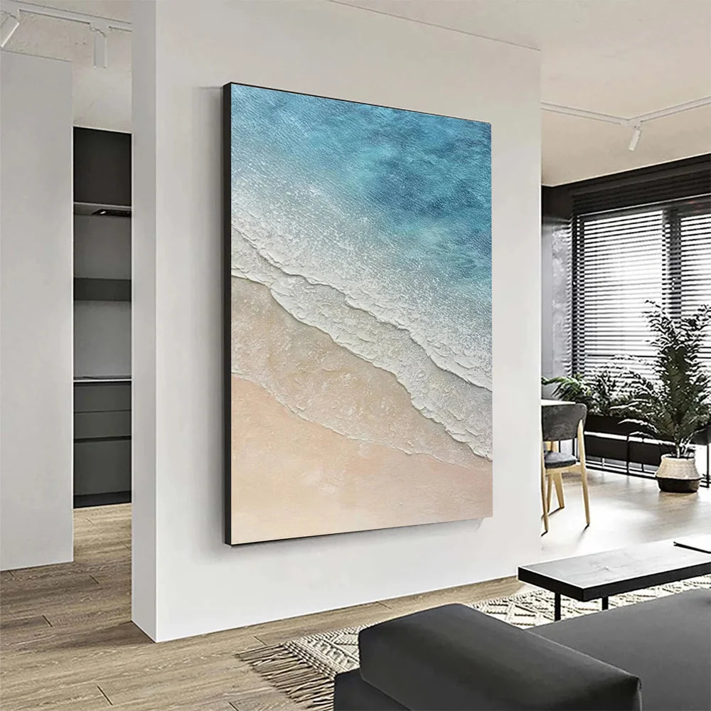 Ocean & Sky Textured Wall Art #MO017