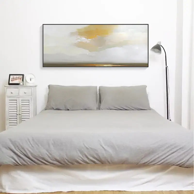 Ocean & Sky Abstract Wall Art #MO071