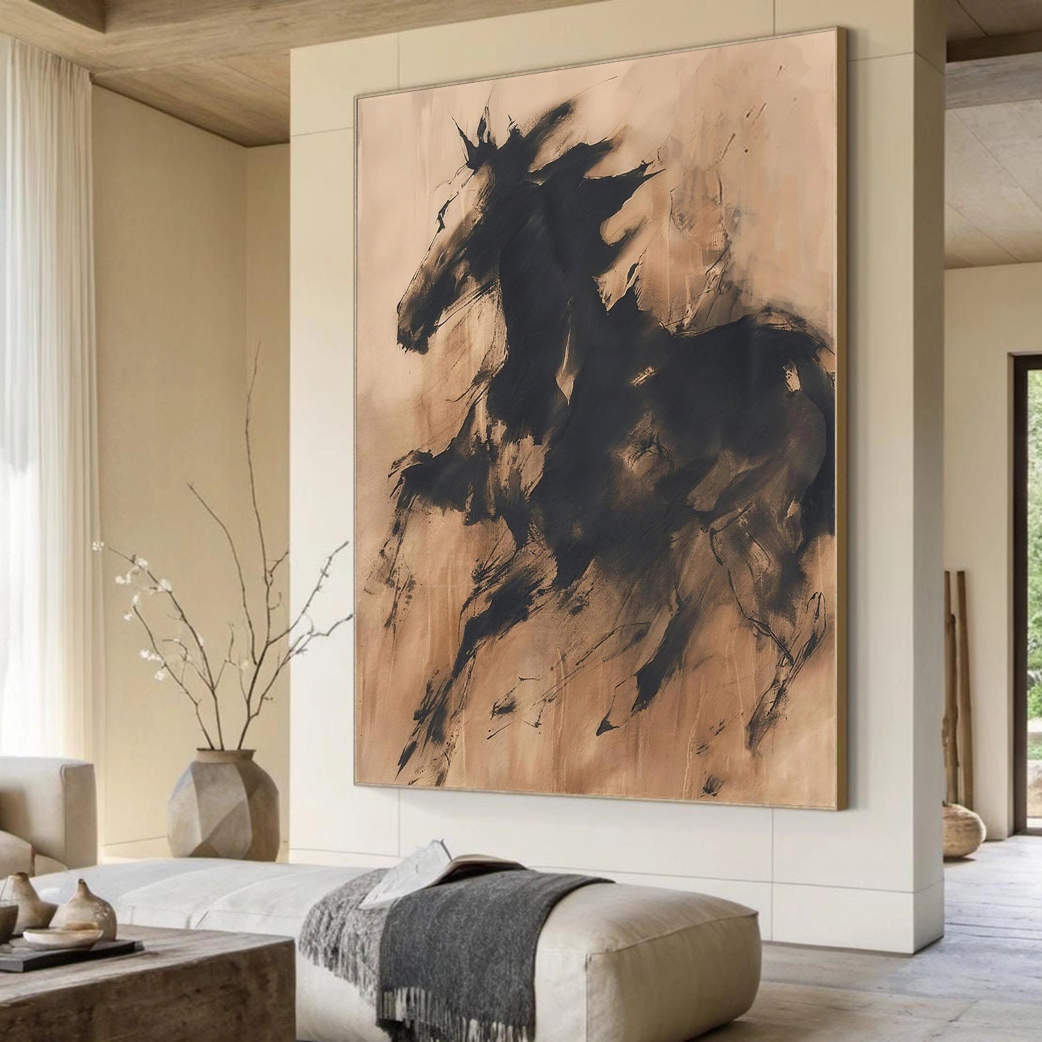 Abstract Horse Animal Wall Art #DL051