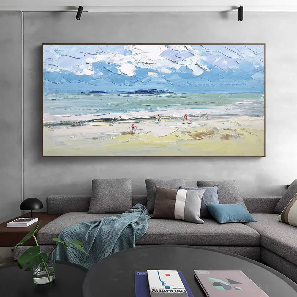 Ocean & Sky Abstract Wall Art # MO021