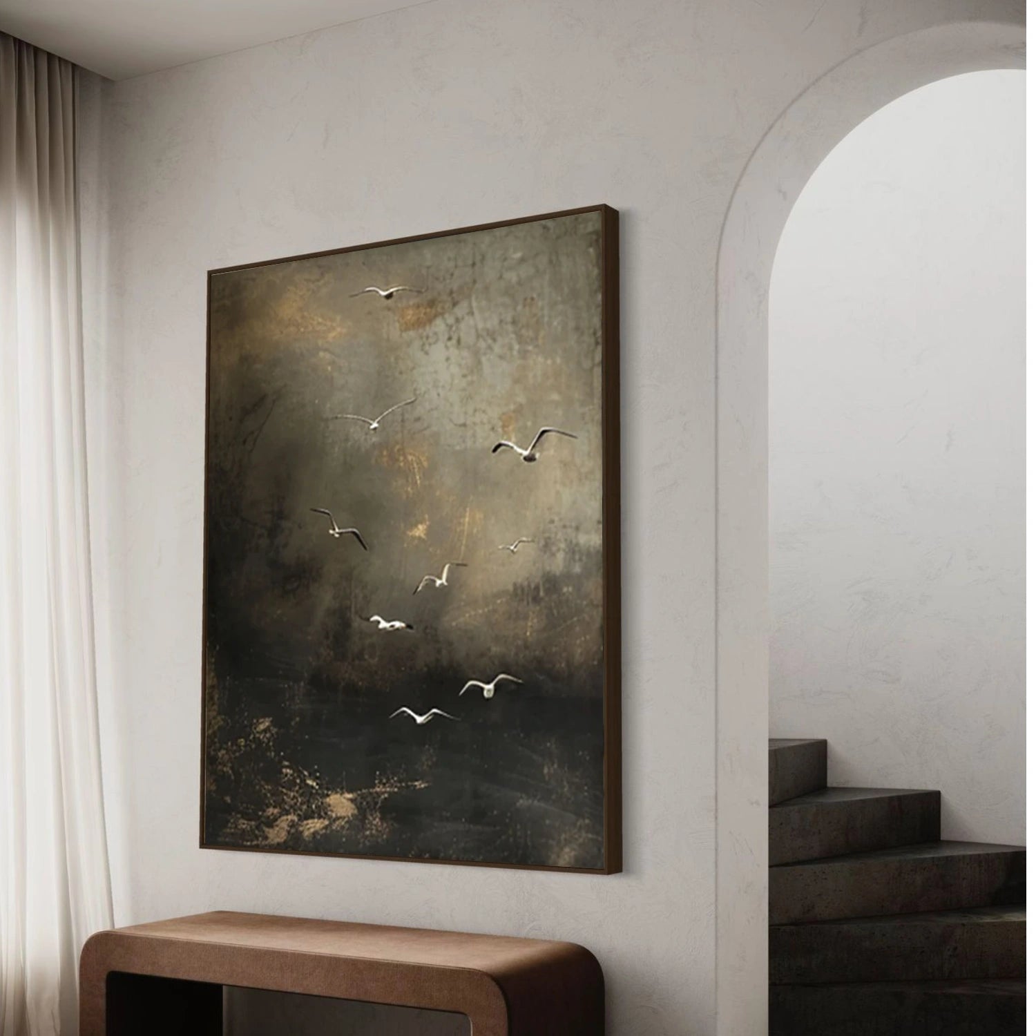 Abstract Bird Animal Wall Art #DL054