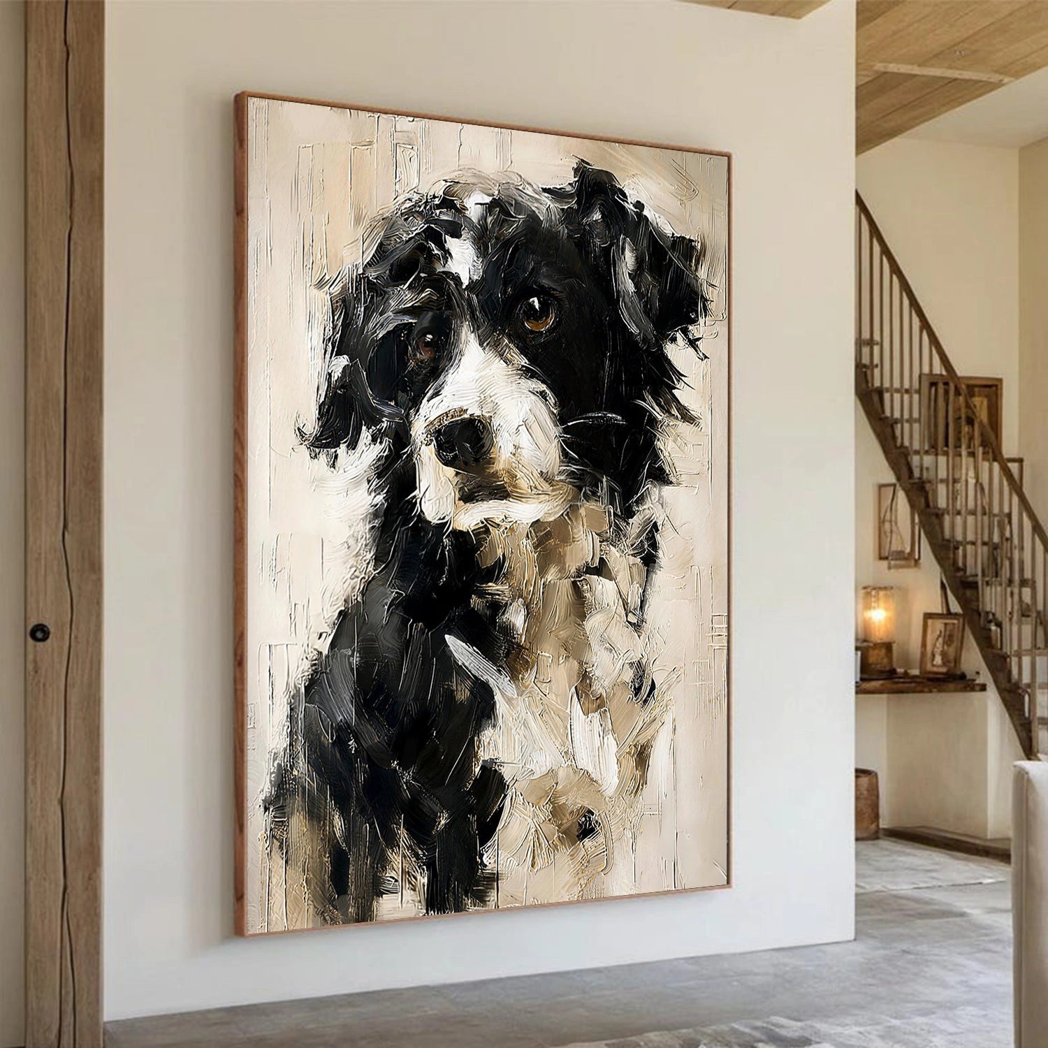 Abstract Dog Animal Wall Art #DL058