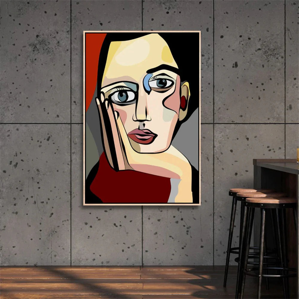 Abstract Portrait Wall Art #PB004