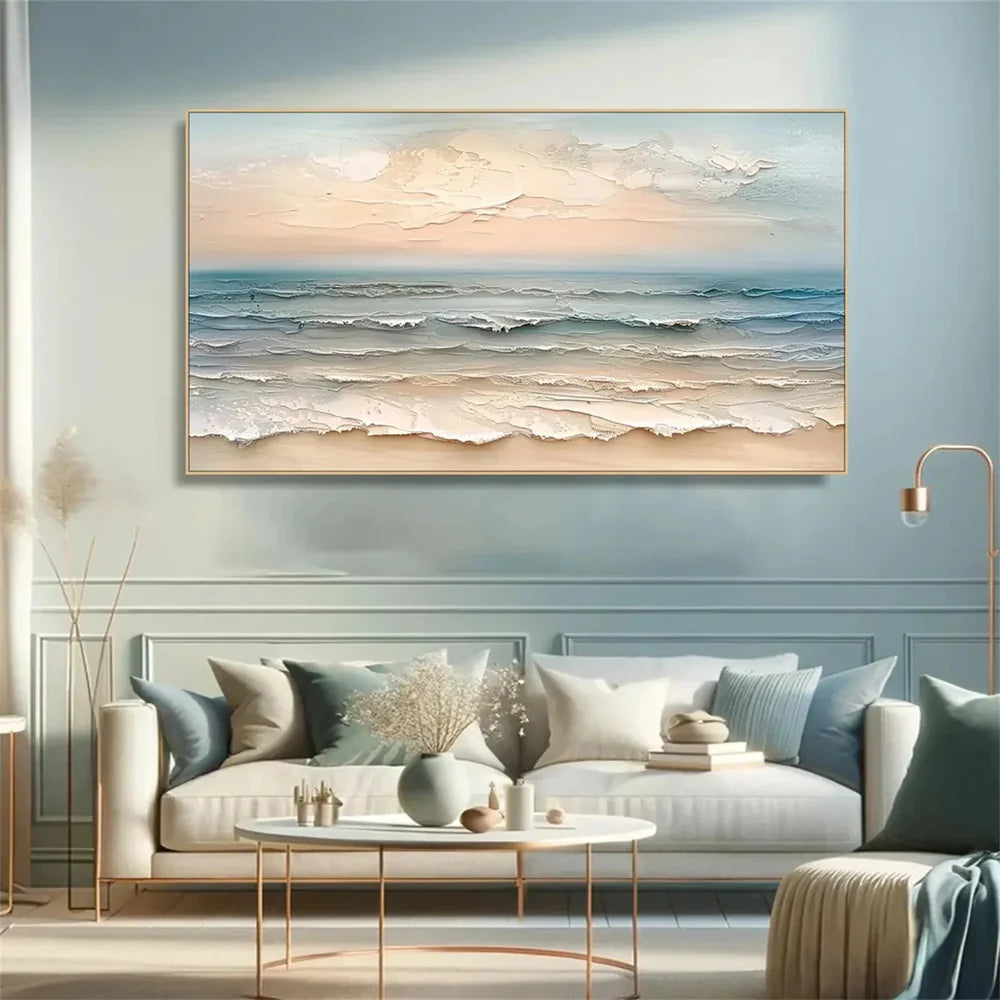 Ocean & Sky Textured Wall Art # MO003