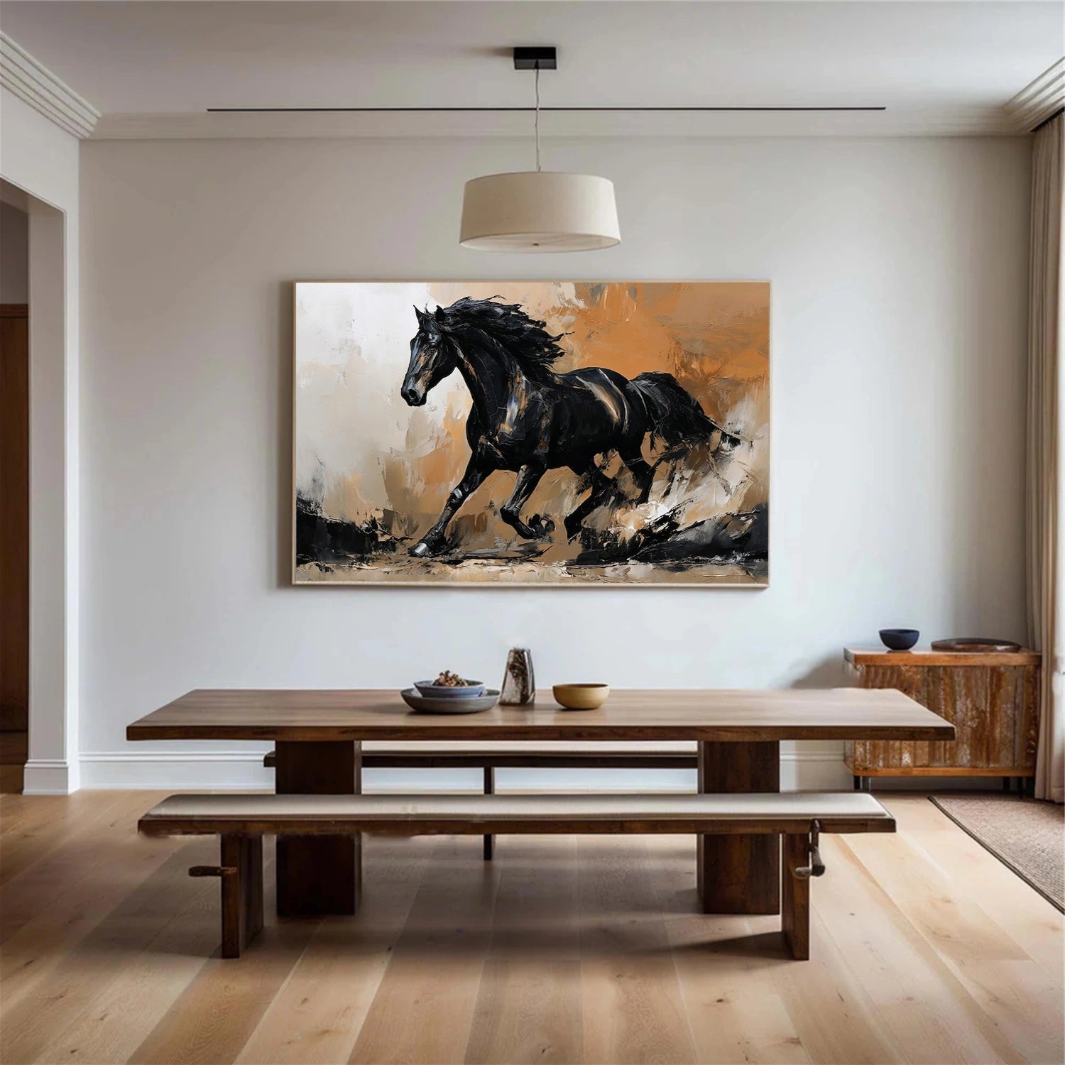 Abstract Horse Animal Wall Art #DL064