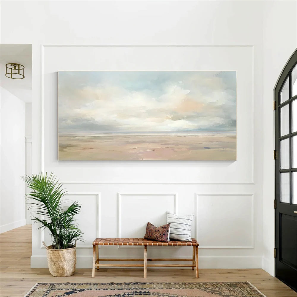 Ocean & Sky Abstract Wall Art #MO060