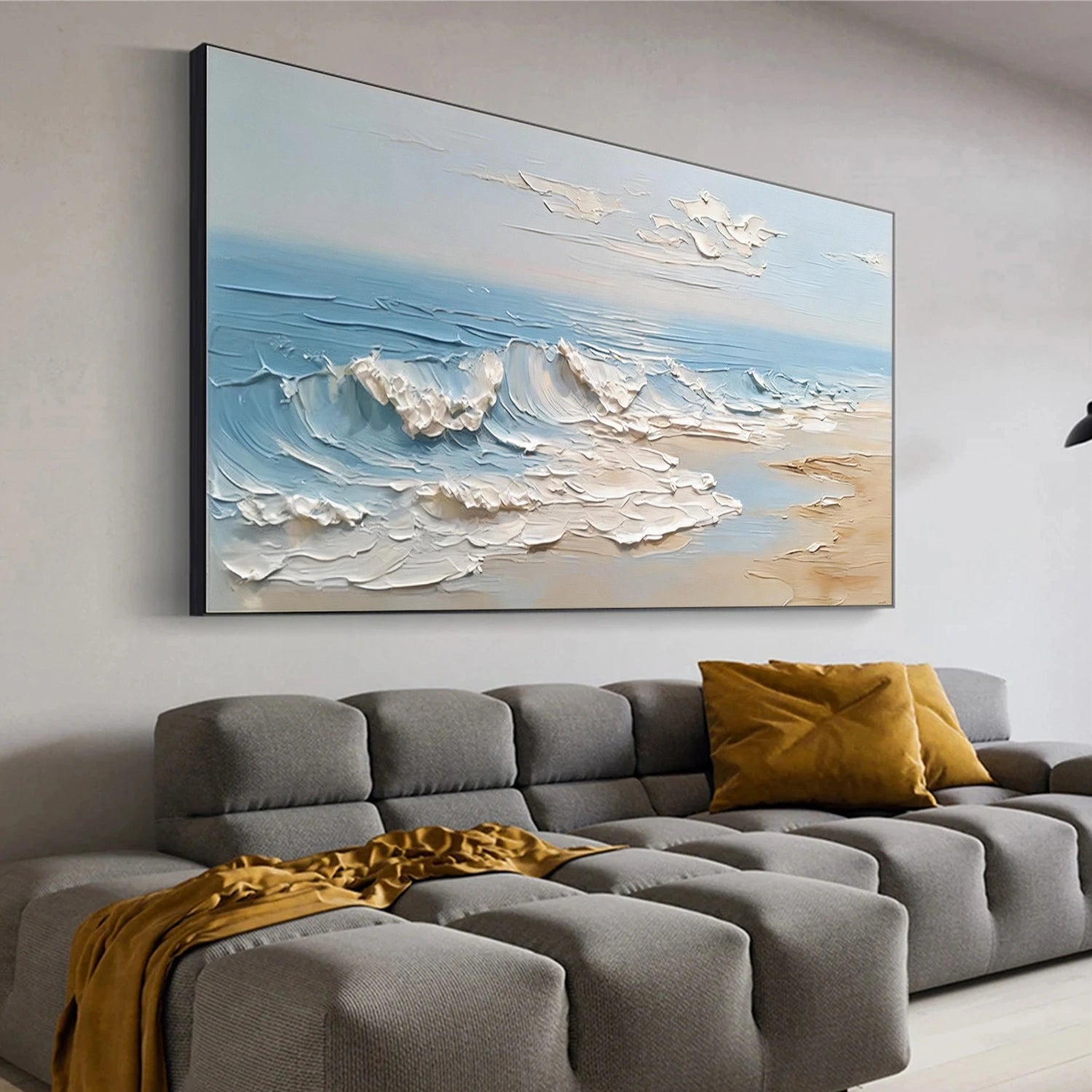Ocean & Sky Textured Wall Art #MO113