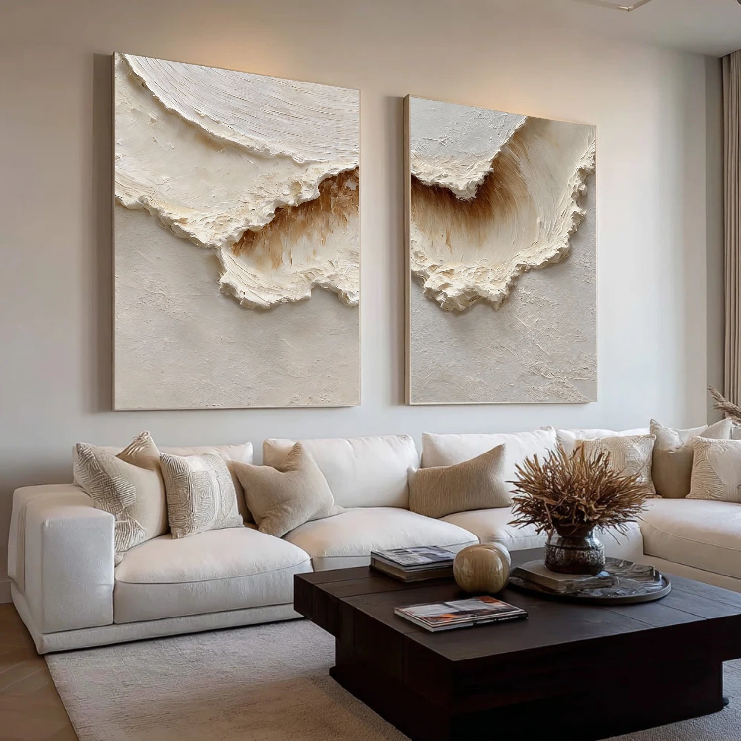 Ocean & Sky Textured Wall Art Set of 2 #MO074