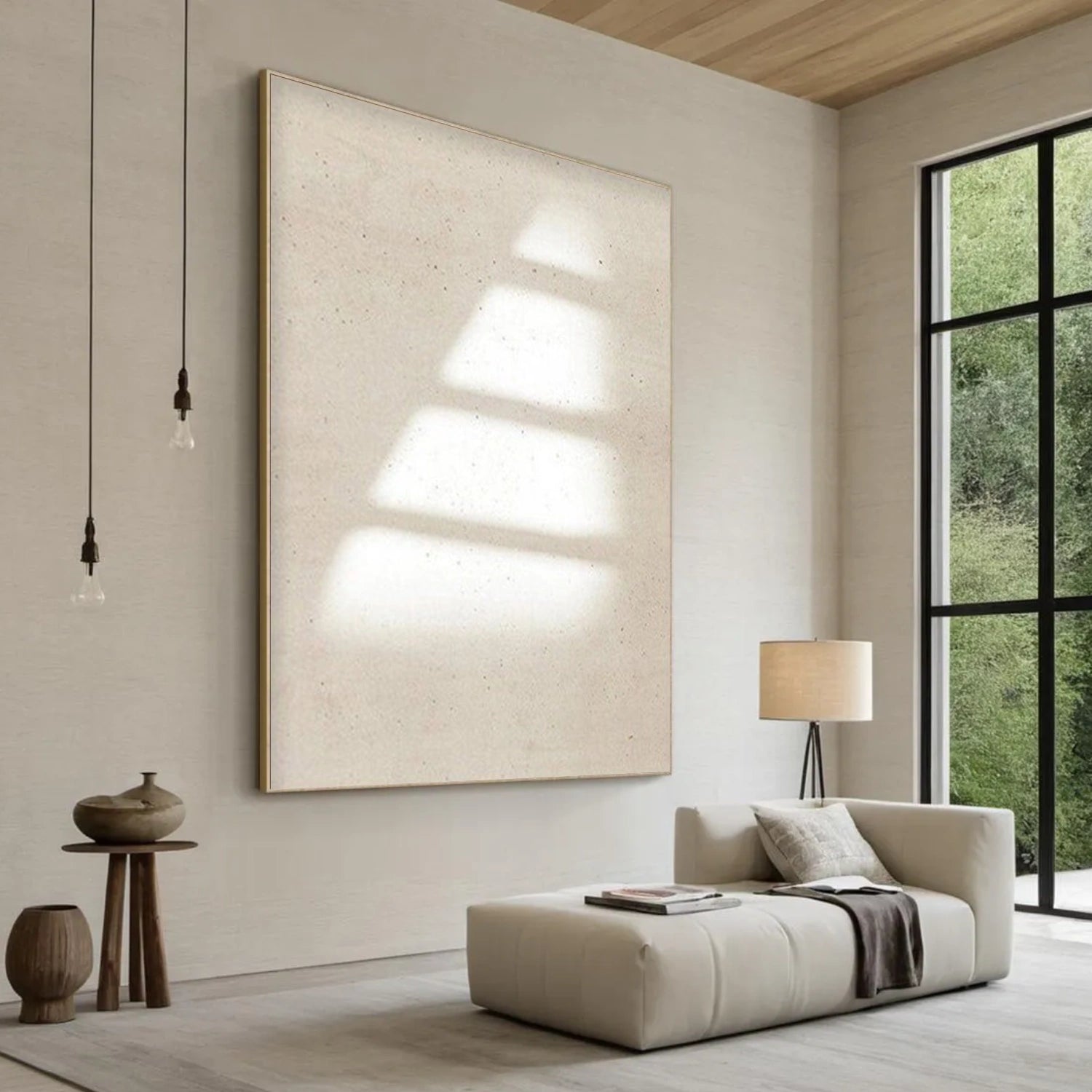 White Minimalist Wall Art #MT151