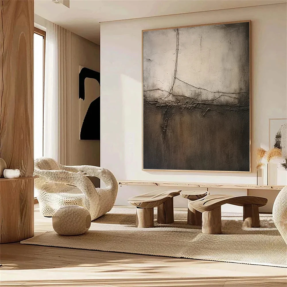 Wabi Sabi Textured Wall Art #WT037