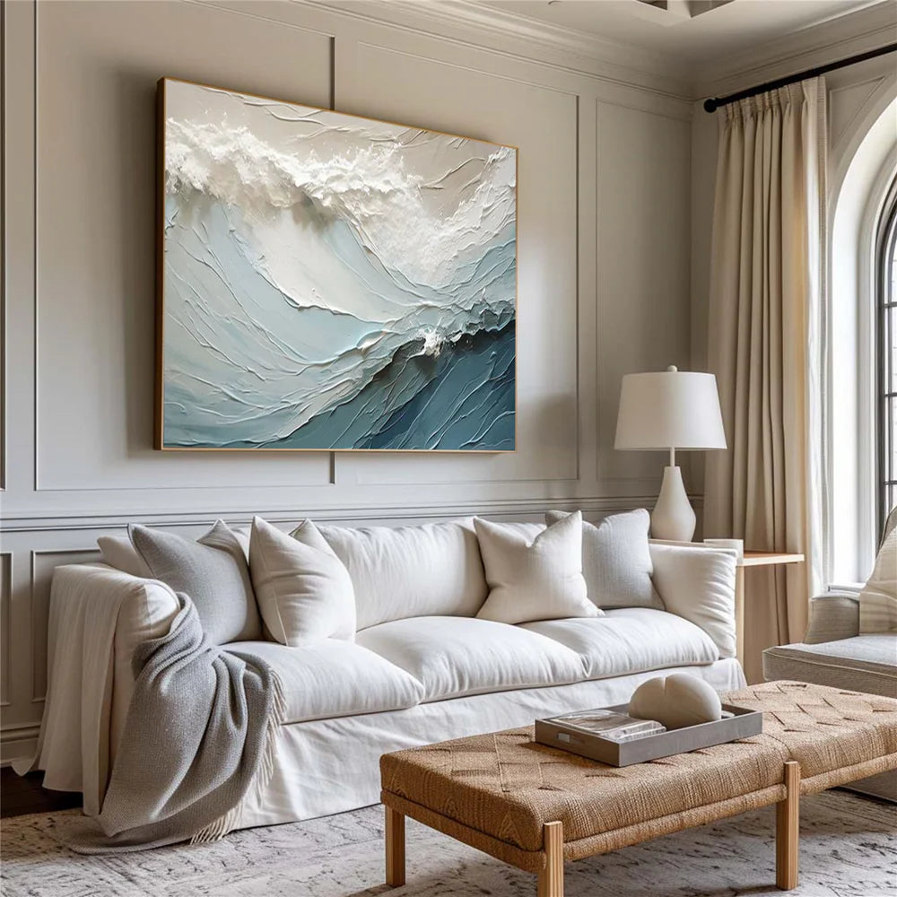 Ocean & Sky Textured Wall Art # MO031